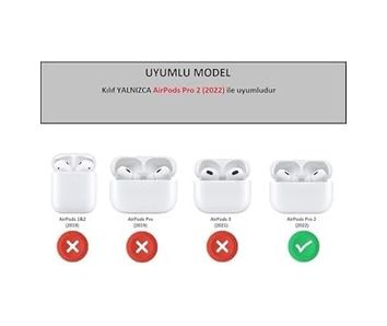 Diğer 57858324449271799283959 Vivid Pro 2 İle Uyumlu Süslü Kalp Desenli Askılı Silikon Kulaklık Kılıfı Addison