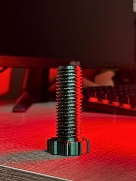 Diğer 57858324449276099283959 Siyah-Yeşil Asılabilir Kulaklık Standı 3D Premium Tasarım Gamer Masa Kenarı Aksesuarı Greenstorm Limited Edition Acı Kahverengi