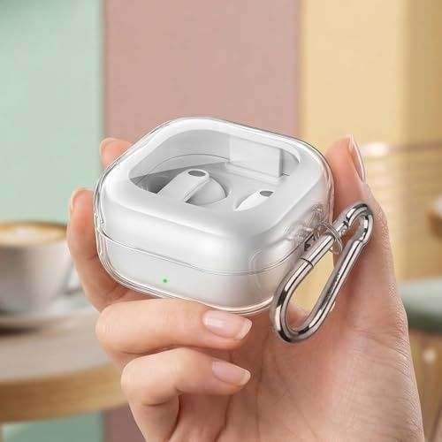 Diğer 57858324449293999283959 Galaxy Buds 4 Pro Kılıf Askı Aparatlı Transparan Silikon Şeffaf Addison