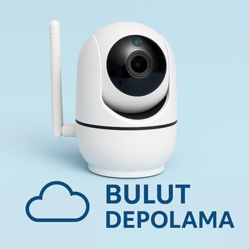 Diğer 57858324449353699283959 Wifi Akıllı Güvenlik Kamerası 360 Görüş Hareket Algılama & Anlık Bildirim Gece Görüşü 7/24 Uzaktan İzleme & Bulut Depolama Destekli Açık Gri