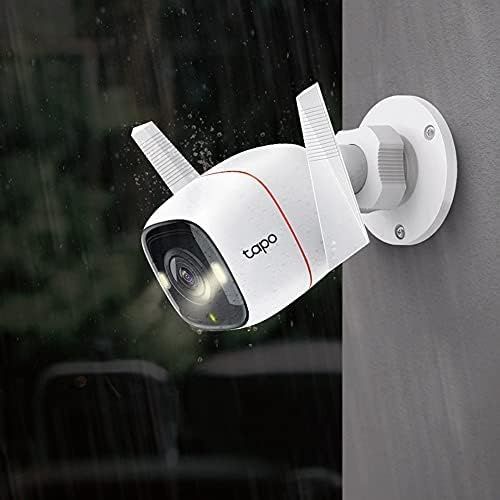 Diğer 57858324449434499283959 C320Ws, 2K 4Mp Dış Mekan Wi-Fi/ethernet Güvenlik Kamerası, Hareket Algılama, Ip66 Su Geçirmez, 30M Starlight Gece Görüşü, Çift Yönlü Ses, Bulut/yerel Depolama, Sesli Ve Işıklı Alarm Açık Gri
