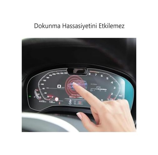 Diğer 57858324449579499283959 Bmw X3 12.3 İnç Ekran Koruyucu Dijital Gösterge