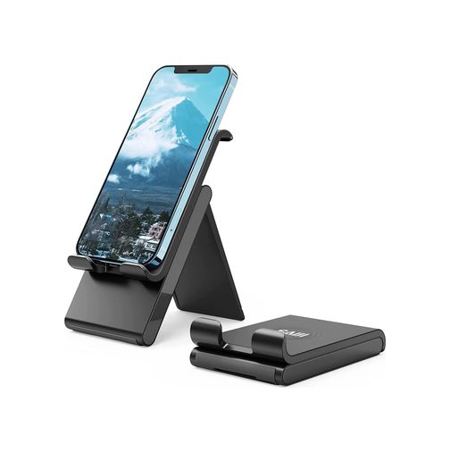 Diğer 57858324450271199283959 Bix Saiji S0 Cep Telefonu İçin Katlanabilir Akıllı Telefon Şarj Standı, Seyahat Standı, Mükemmel Dayanıklılık, Çalışma Masası, 4-8 İnç 14 Pro Max, 13 İle Uyumlu Acı Kahverengi