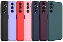 Diğer 57858324450282899283959 Galaxy M14 5G Kılıf Kamera Korumalı Lansman Kadife Iç Yüzeyli Şık Tasarım Silikon Kapak Addison