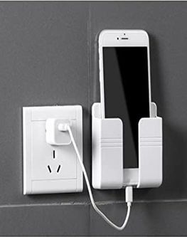 Diğer 57858324450318599283959 Telefon Ve Kumanda Standı Plastik Duvar Üstü Sabitleyici Acı Kahverengi