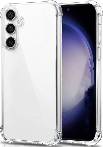 Diğer 57858324450322399283959 Galaxy S23 Fe Uyumlu Anti Darbe Emici S23 Fe 6.4' Şeffaf Silikon Tpu Clear Kılıf, Transparent Galaxy S23 Fe Anti Kılıfı Şeffaf Addison