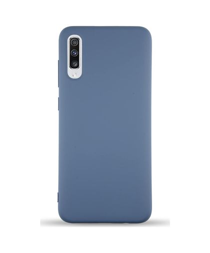 Diğer 57858324450372899283959 Galaxy A70 İle Uyumlu Kapak İle Uyumlu İçi Kadife Lansman Silikon Kılıf - Petrol Mavisi Addison