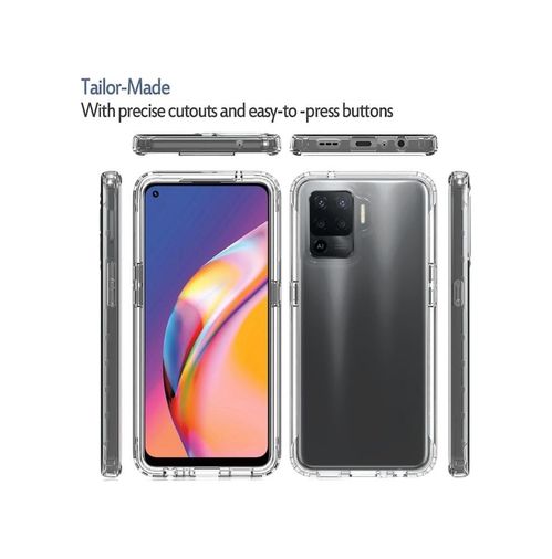 Diğer 57858324450376899283959 İle Uyumlu Şeffaf Clear Silikon Yüksek Kalite Darbeye Dayanıklı Şık Telefon Kılıfı Oppo Reno 5 Lite Addison