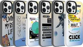 Diğer 57858324450379099283959 14 Pro Max Kılıf Astronot Decrux Sert Kapak Dayanıklı Darbe Karşıtı Koruyucu Tasarım 14 Pro Max, Astronot Addison
