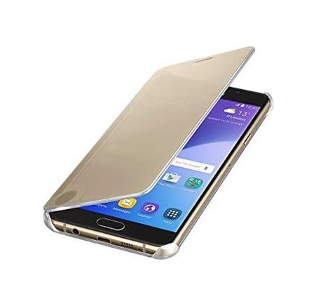 Diğer 57858324450438099283959 Altın A7 2016 Clear View Fonksiyonel Kılıf Addison