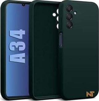 Diğer 57858324450611099283959 Galaxy A34 Kılıf Kamera Korumalı Lansman Kadife Iç Yüzeyli Şık Tasarım Silikon Kapak Addison