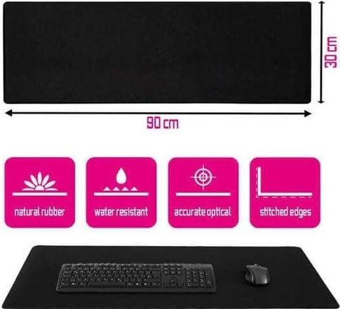 Diğer 57858324451579199283959 Gaming Oyuncu Mouse Pad 90X30Cm - Büyük Boy Xxl Kaymaz Taban Mousepad 001