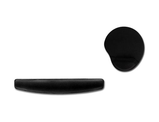 Diğer 57858324451604099283959 Oval Klavye Pad+ Mause Bilek Destekli Ergonomik Klavye Mouse Pad Set Dayanıklı Kolay Yazma, Agrı Kesici Nefes Alabilir Sünger Mouse Klavye Pad Set 440X70X20Mm 001