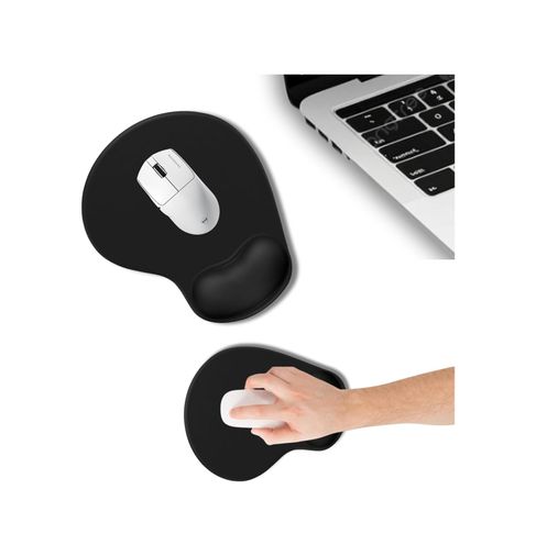 Diğer 57858324451613499283959 - Bilek Destekli Mouse Pad Konforlu, Kaymaz Taban, Ergonomik, Yumuşak, Ev,ofis Siyah 001