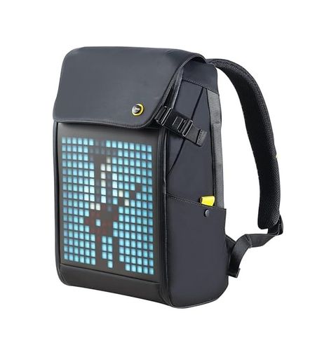 Diğer 57858324451619599283959 Dıvoom Pixoo Pixoo Pixoo Pixoo Art Laptop Sırt Çantası Erkek 15 İnç Su Geçirmez Okul Sırt Çantası Laptop Sırt Çantası Kadın Günlük Çantası 16 X 16 Rgb Led Ekranlı Erkek Kadın Okul İş Seyahat, Siyah 4296