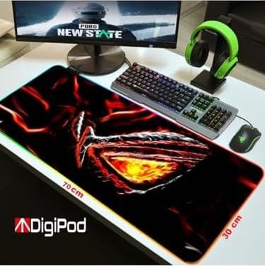 Diğer 57858324451656199283959 Rgb Oyuncu Mousepad Rgb Gaming Oyuncu Mouse Pad Kaymaz Taban 70 X 30 4Mm 001