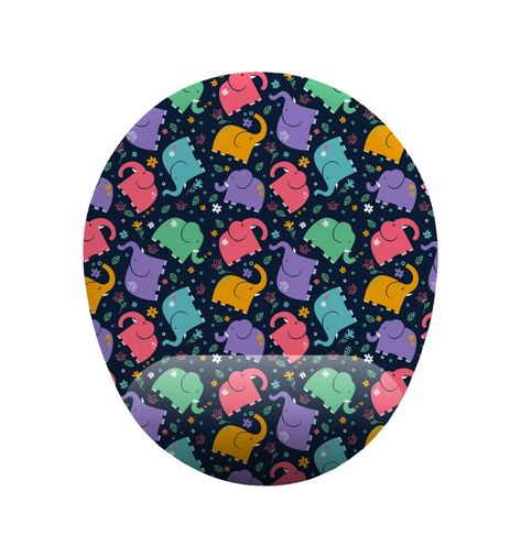 Diğer 57858324451707499283959 Minik Fil Desenli Bilek Destekli Mouse Pad 001