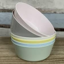 Diğer 57858324451888999283959 204.613.78 Kalas 6'lı Paket Plastik Kase Tabağı Çok Renkli Pastel 0