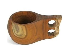 Diğer 57858324451933499283959 Ahşap Kuksa Bardak 7X13 Cm, 69057 Açık Altın