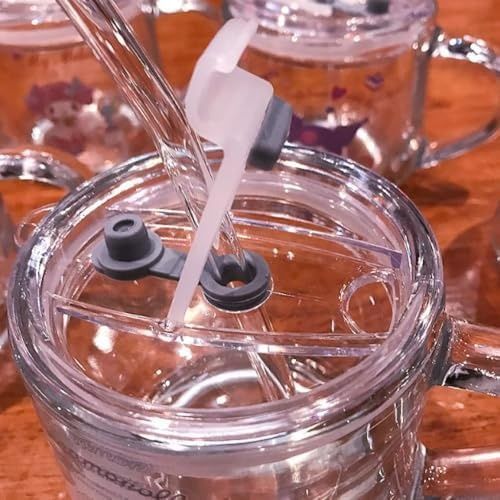 Diğer 57858324452072699283959 My Melody Pipetli Kulplu Cam Bardak Açık Altın