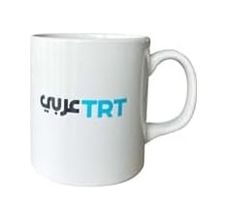 Diğer 57858324452082199283959 Trt Arabi Logolu Beyaz Kupa Açık Altın
