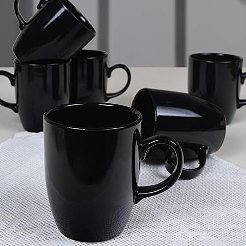 Diğer 57858324452102599283959 Bulut Kupa, Siyah, 9 Cm, 6 Adet Açık Altın
