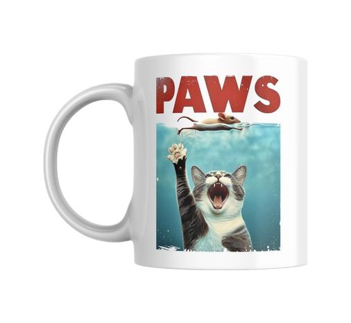 Diğer 57858324452167199283959 Kedi Baskılı Kupa Bardak Paws Komik Baskılı Hediyelik Çay Kahve Kupası Açık Altın
