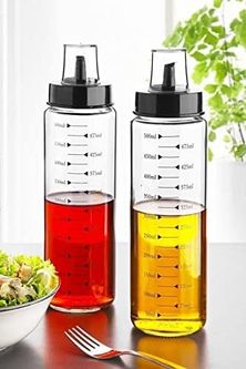 Diğer 57858324452192799283959 Serenad 2 Li 500 Ml Damlatmaz Akıllı Cam Yağlık-Sirkelik Seti Nu655652 0