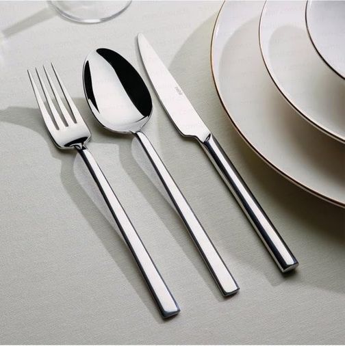 Diğer 57858324452310699283959 Nehir Dalyan Modeli Sade Günlük Yemek Takım Set 6 Adet Yemek Kaşık, Çatal Ve Bıçak Toplam 18 Parça Açık Ahşap