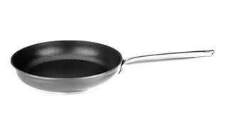 Diğer 57858324452589599283959 Titanium 24Cm Tava, Çelik Sap Metalik Gri Açık Ceviz
