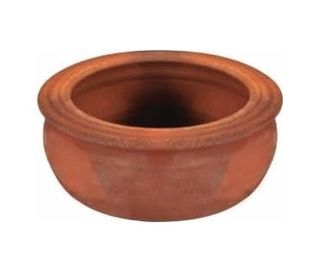 Diğer 57858324452621399283959 Toprak Küçük Güveç Tencere 22X12 Cm 4-6 Kişilik Kap Açık Gri