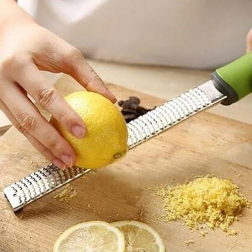 Diğer 57858324452751199283959 Renkli Tutacaklı Paslanmaz Çelik Rende Yeşil Açık Gri