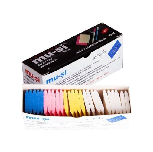 Diğer 57858324452857099283959 Muşi Çizgi Taşı Karışık Renkli 25 Adet 124-Pembe