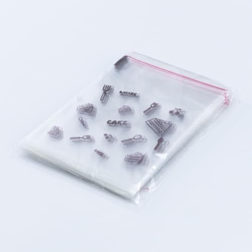 Diğer 57858324452924899283959 Pastane-Fırın Desenli Kese Kağıdı, Kraft 11X20-100 Adet Acı Kahve