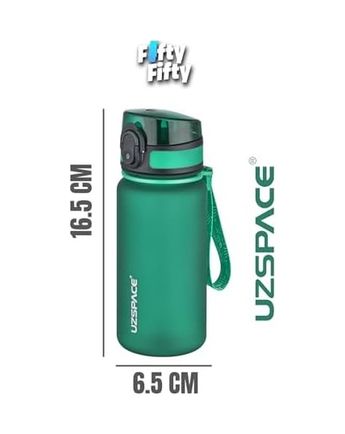 Diğer 57858324452935299283959 350 Ml Pipetsiz Softtouch Tritan Çocuk Su Matarası -Ff350Mluzs Koyuyeşil Bej