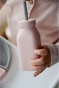 Diğer 57858324452978599283959 Hüp + Up -Şişe + Pipet - Pinky Pink/powder Grey Bej