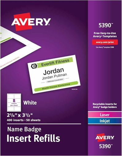 Diğer 57858324453085399283959 İsim Etiketi Ekleri, Baskı Veya Yazma, 6,4 X 8,9 Cm, 400 Kart Dolumu 5390 , Beyaz Açık Gri