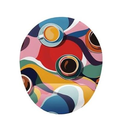 Diğer 57858324453157099283959 Kahve Desenli Bilek Destekli Mouse Pad 001