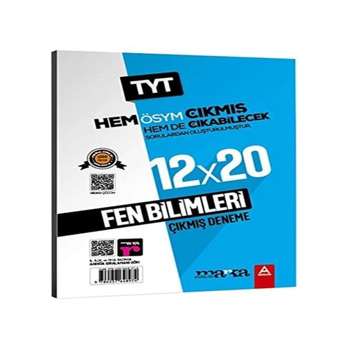 Diğer 57858324453188999283959 Tyt Fen Bilimleri Ösym Çıkmış Ve Çıkabilecek Sorulardan Oluşturulmuş 12 Deneme Sınavı Tamamı Video Çözümlü Abanoz - Beyaz