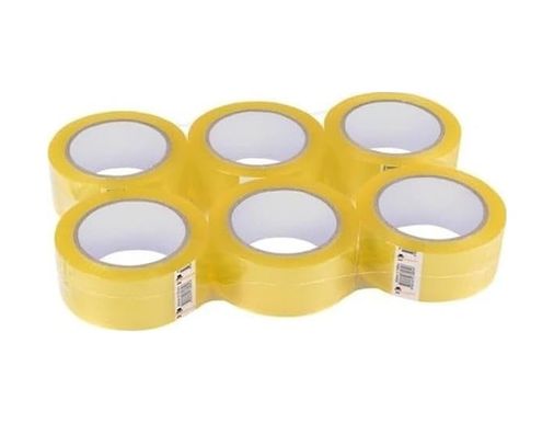 Diğer 57858324453467899283959 Luxbants 100 Metre 6 Adet Şeffaf Koli Bandı 45X100M 1