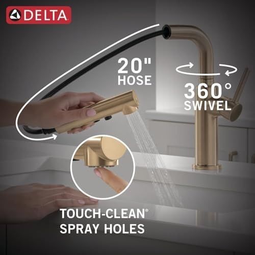 Diğer 57858324453668299283959 Musluk Daneri Pull-Out Mutfak Bataryası, Pull-Out Püskürtücülü Altın Mutfak Bataryaları, Mutfak Lavabo Bataryası, Manyetik Yerleştirme İle Mutfak Lavabo Bataryası, Şampanya Bronz 16879-Cz-Dst Açık Beyaz