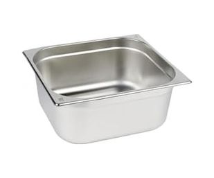Diğer 57858324453674099283959 Paslanmaz Çelik Gastronom/gastronorm Küvet Gn 2/3-150 35,4 X 32,5 X 15 Cm Açık Beyaz