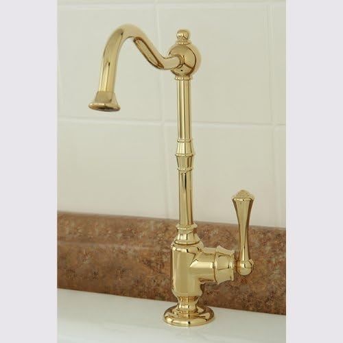 Diğer 57858324453688599283959 Brass Ks7392Bl Soğuk Su Filtrasyon Musluk, Parlak Pirinç Açık Beyaz