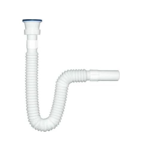Diğer 57858324453723699283959 Uzun Körüklü Lavabo Sifonu, Banyo Ve Mutfak İçin Esnek Drenaj Borusu 12 Izgara