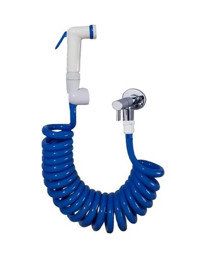 Diğer 57858324453766499283959 Spiral Taharet Matik Hortum Seti 150 Cm Mavi 6998