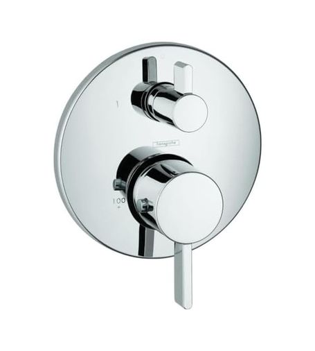 Diğer 57858324453830899283959 04231000 S Termostatik With Volume Control And Diverter, Chrome By Açık Mavi