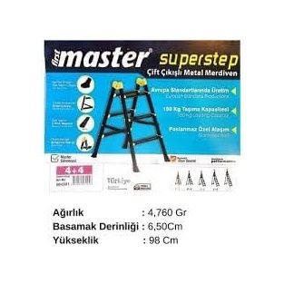 Diğer 57858324453862299283959 Süperstep Çift Çıkışlı Merdiven 4+4 100 Cm'ye Kadar