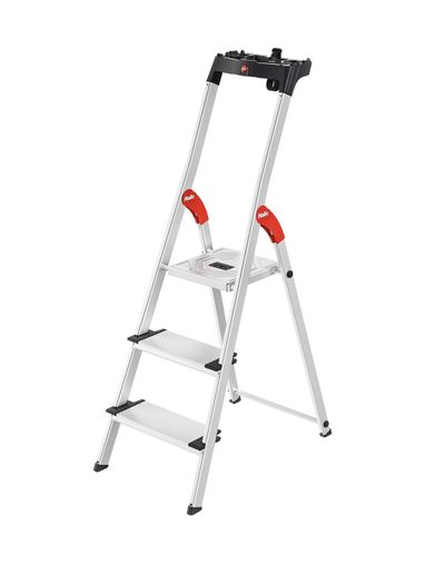 Diğer 57858324453862899283959 8040307 Xxl Easyclix Emniyet Merdiveni, 5 Adım, 235 Cm/130 Mm 100 Cm'ye Kadar