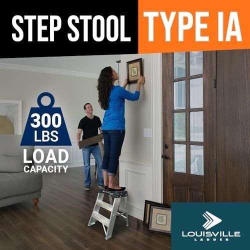 Diğer 57858324453863299283959 Louisville Ladder As3002 6966014, 2 Ft, Siyah 100 Cm'ye Kadar