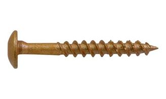 Diğer 57858324453876699283959 Power Pro 47872 Lag Vidalar, 1/4" X 1-1/2", Yıldız Sürücü Yapı Lag Vidaları, Paslanmaya Dayanıklı, Seramik Kaplamalı Bronz, 2,3 Kg Tüp, 375 Adet 4296